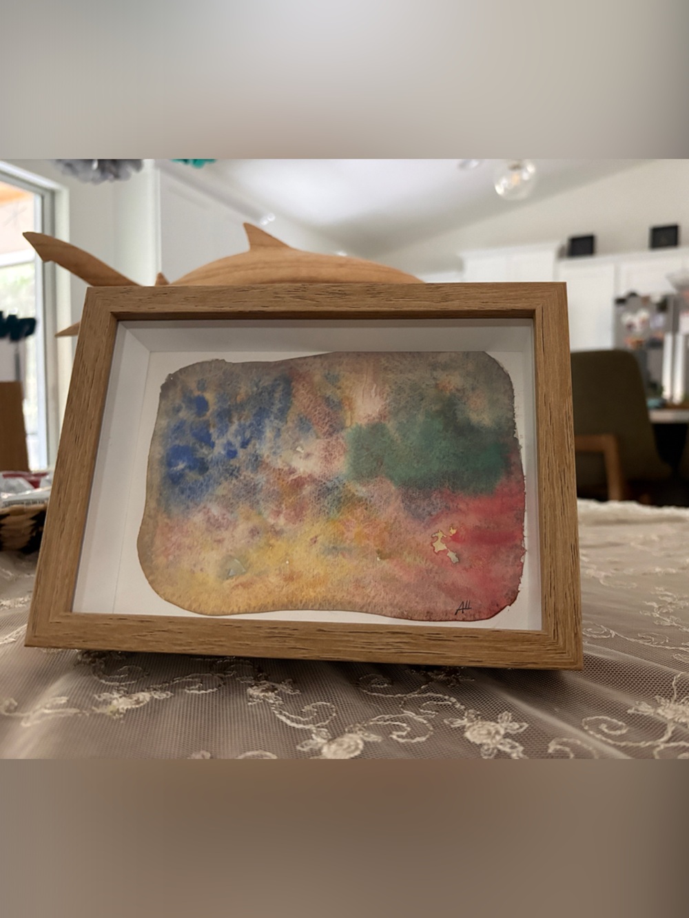 Abstract Watercolor Wall Art - Multicolor